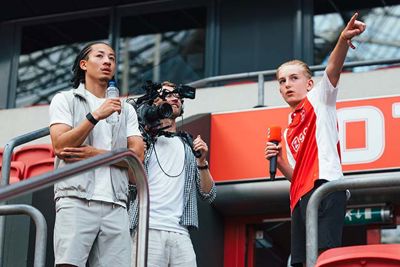 ‘Kijk, Kian. Daar in de verte zit ik altijd!’ © Pro Shots