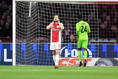 De redenen zijn bekend, maar voor de tweede keer kost Blinds fout Ajax een treffer. © Pro Shots