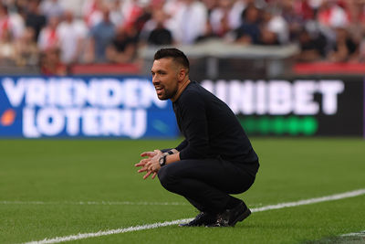 Farioli krijgt zijn ploeg tegen NEC niet aan de praat. © De Brouwer