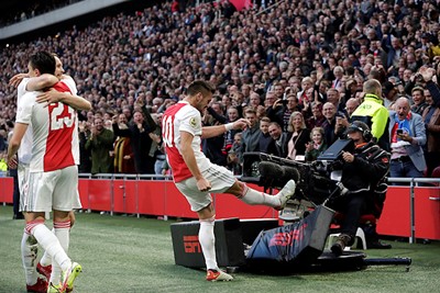 Tadic zat de hele wedstrijd torenhoog in de adrenaline, zeg maar. © De Brouwer