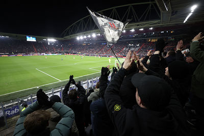 Er staat een ticket voor de kwartfinale van het bekertoernooi op het spel. © De Brouwer