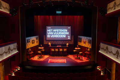 Ook in het theater gelden duidelijke regels. © Pro Shots