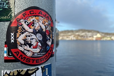 Ajacieden hebben hun weg naar Bodø ook gevonden. © Ajax Life
