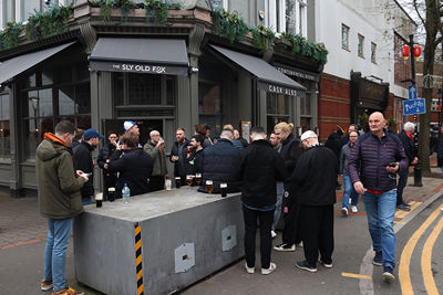 Het barst van de pubs in Brum, dat is wel lekker. © De Brouwer