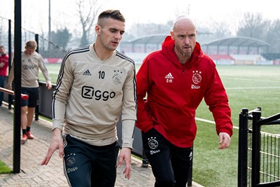 De komst van Tadic was ook voor Ten Hag heel belangrijk. © AFC Ajax