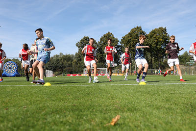 Even de spieren opwarmen. © De Brouwer