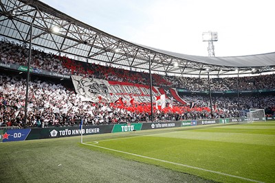 De supporters lieten zich van hun beste kant zien. © De Brouwer