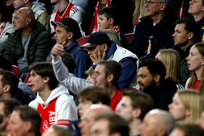 Het spel van Ajax is lange tijd niet om aan te gluren. © De Brouwer