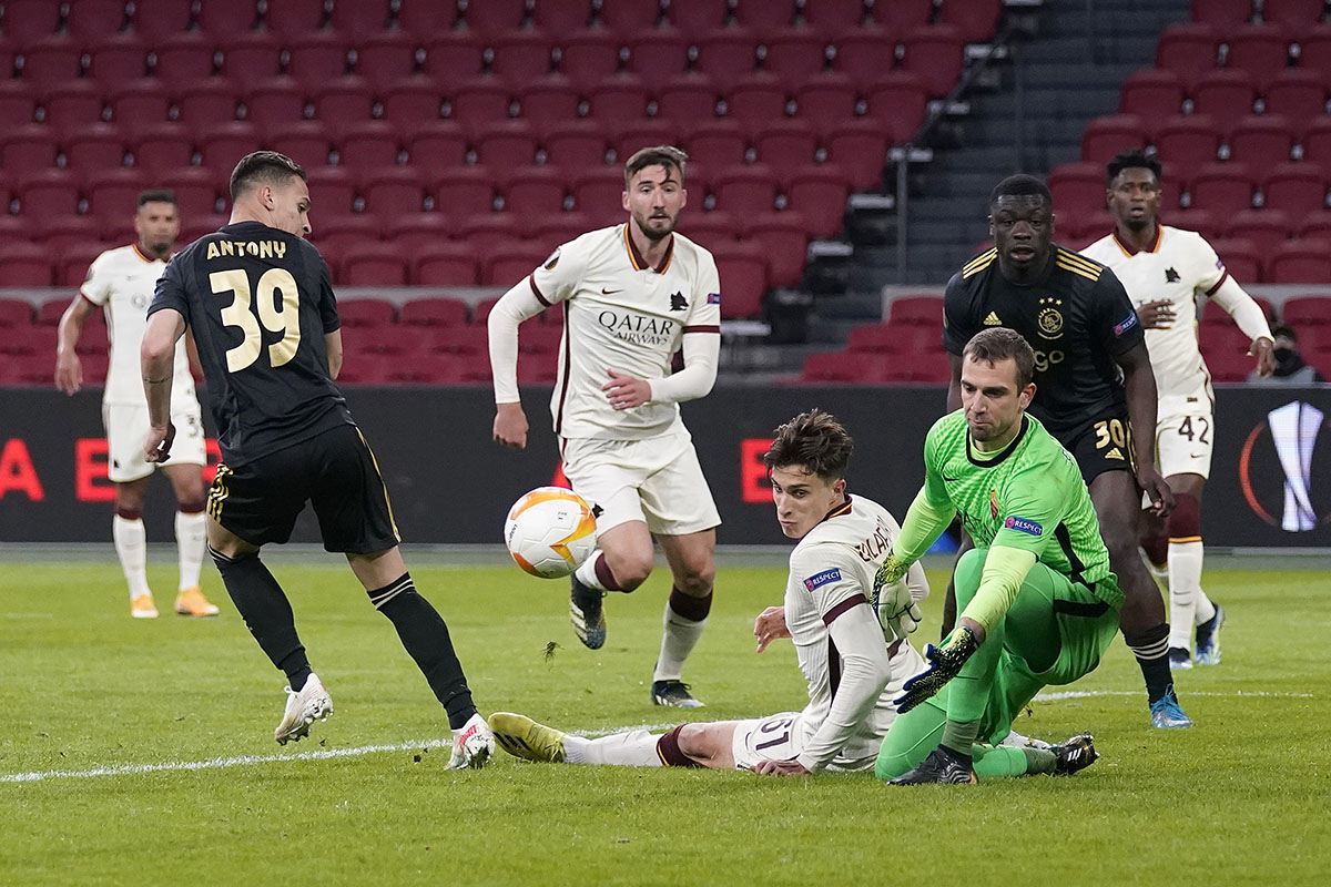 Passmaps: Ajax vergeet te winnen van AS Roma