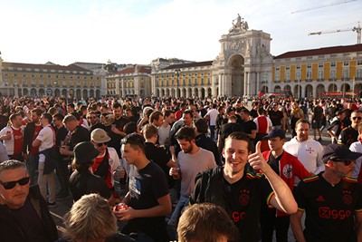 Weer naar Lissabon voor Benfica-uit. Mooie trip! © De Brouwer