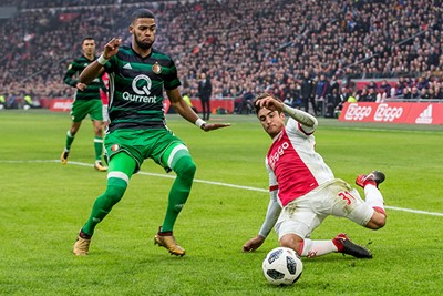 Debuteren tegen Feyenoord, dat is mooi! © Pro Shots