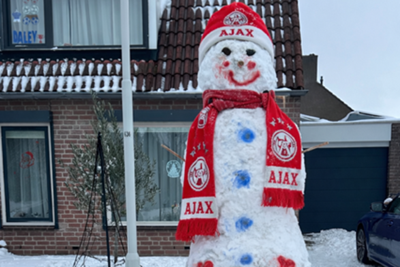 Dus hierbij de bovenkant, haha! © SV Ajax