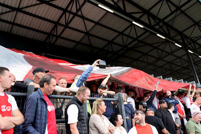 Of er meteen een knappe sfeeractie volgt? © De Brouwer