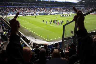 Deze boodschap aan de spelersgroep is wel duidelijk. © De Brouwer
