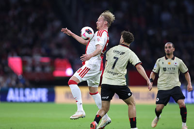 Brandt opent na dik een halfuur de score. © De Brouwer