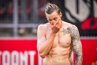 Hij scoorde tweemaal, maar het was niet genoeg. © Pro Shots