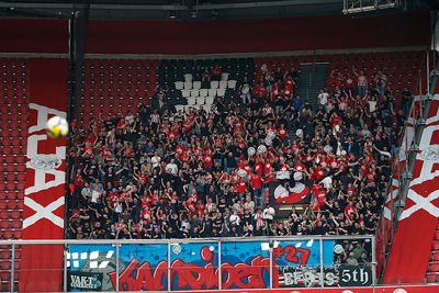 Hopelijk volgend seizoen met een vol uitvak. Zoals het hoort. © De Brouwer
