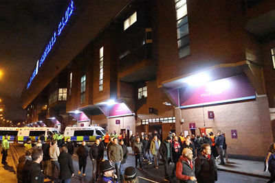 We mogen wel meteen het stadion uit. Dat is fijn. © De Brouwer