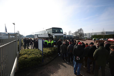 Omwisselmoment langs de A9. © De Brouwer